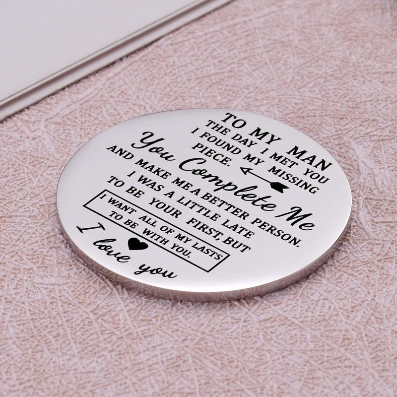 Aesnefe Pocket Hug Token Inspirational Reminder Gifts Mental Health Thinking of You Gift Self Love with PU Leather Keychain - Image 3